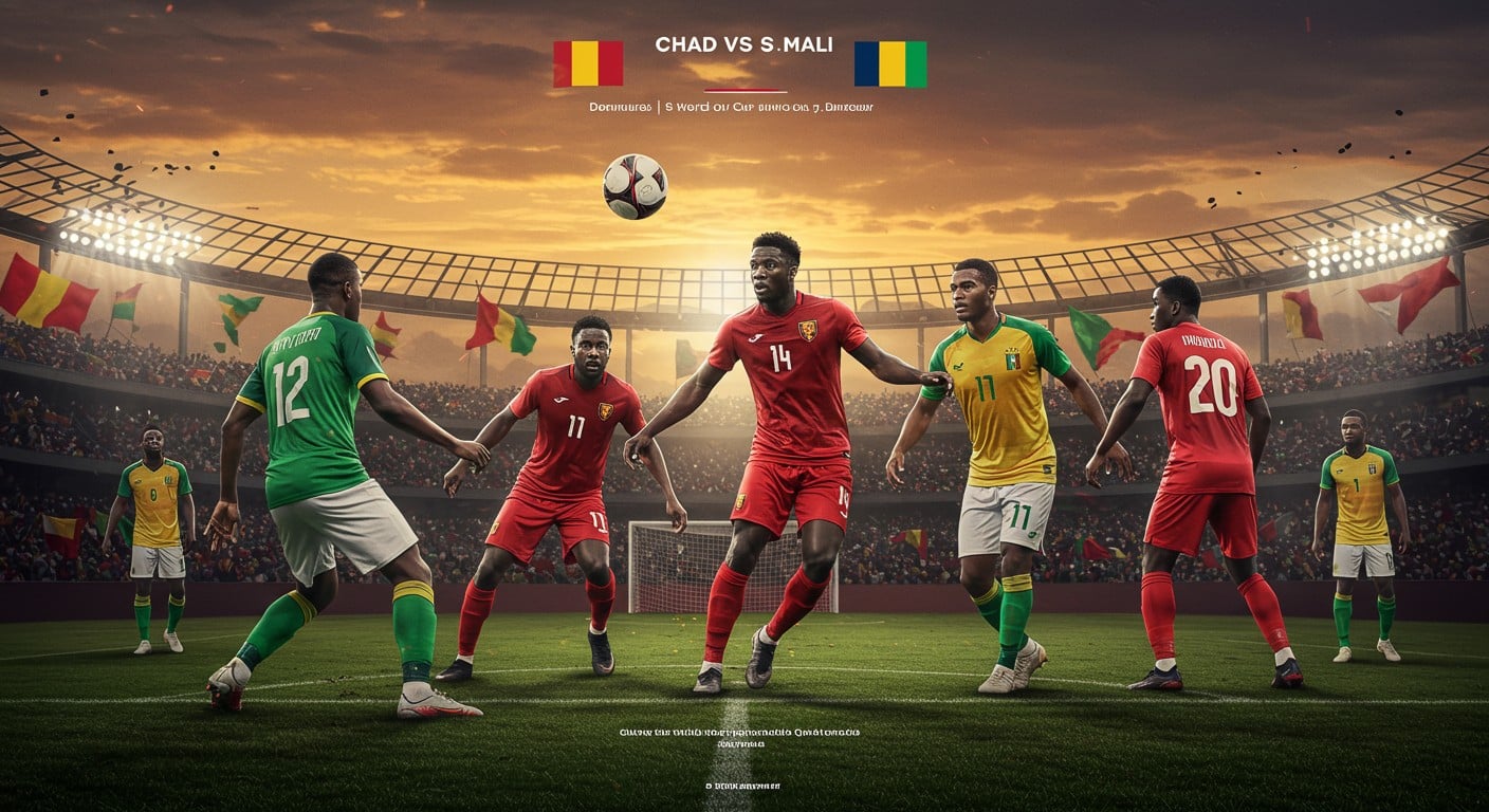Découvrez l'heure exacte du match Tchad-Mali pour les éliminatoires Coupe du monde 2026, les enjeux pour les Aigles et les options TV. Ne ratez pas ce choc décisif ce 8 octobre !