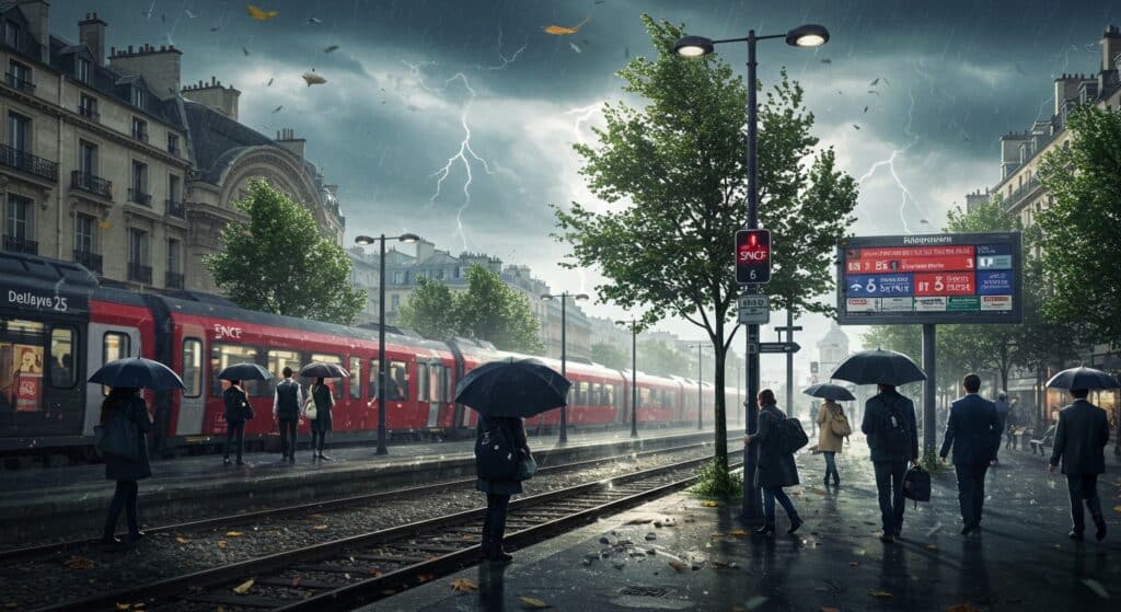 Tempête Benjamin : Chaos sur les Transports en Île-de-France