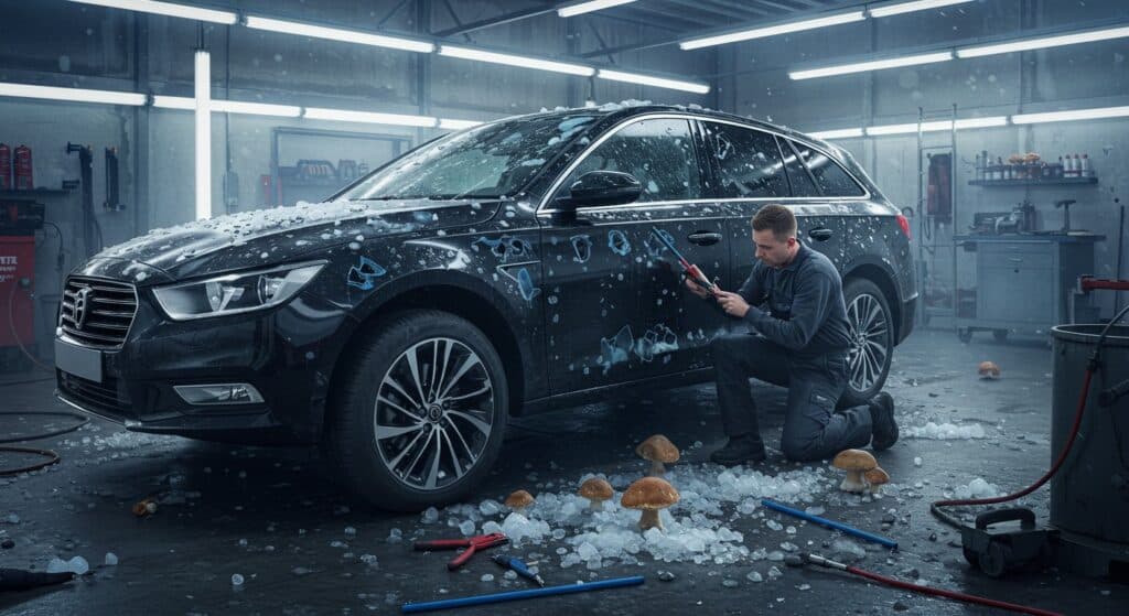 Tempête Benjamin : Les Débosseleurs de Voitures en Action