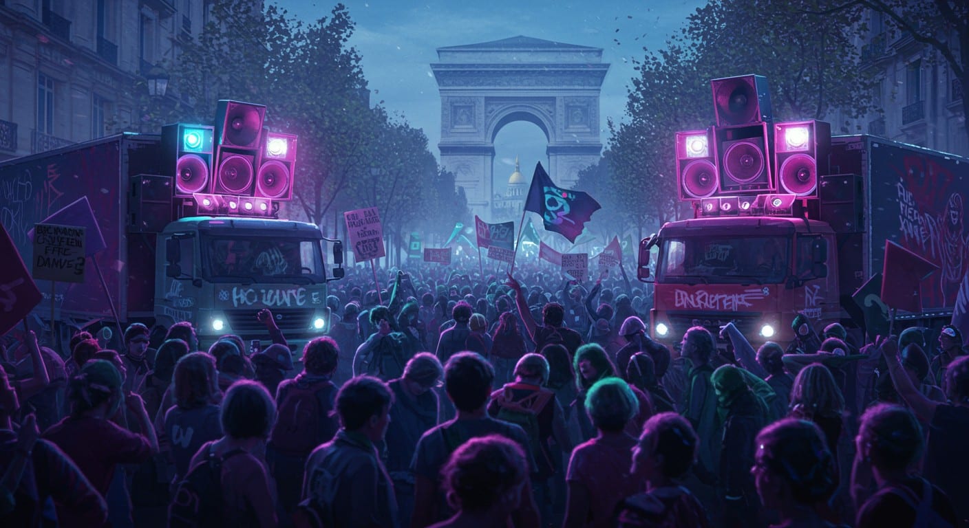 Des milliers de teufeurs défilent à Paris contre la répression des free parties. Découvrez leur combat pour la liberté de faire la fête et leurs revendications.
