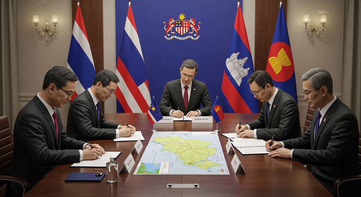 Donald Trump co-signe un cessez-le-feu entre Thaïlande et Cambodge en Malaisie. Découvrez les détails de cet accord et ses impacts sur la région.