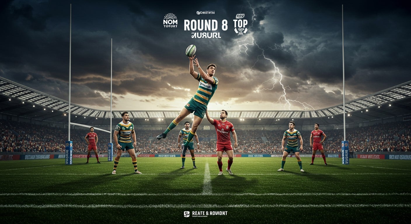 Découvrez les joueurs phares de la 8e journée de Top 14 : performances explosives, essais marquants et révélations. Qui domine le championnat ?