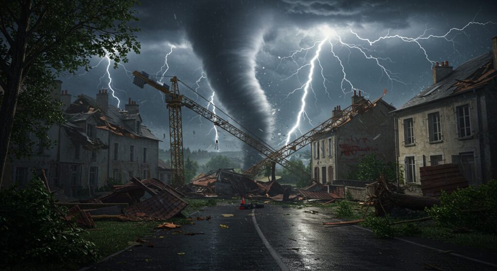 Tornade Meurtrière dans le Val-d’Oise : Une Tragédie Rare
