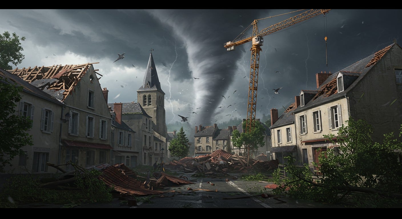 Une tornade frappe le Val-d’Oise, causant des dégâts impressionnants à Ermont et Eaubonne. Découvrez l’impact et les mesures prises face à cette catastrophe.