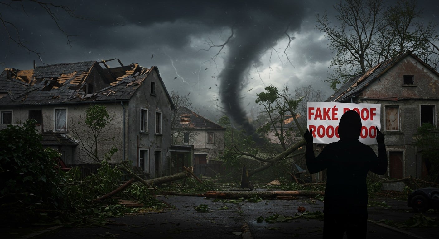 Après la tornade mortelle dans le Val-d’Oise, des faux couvreurs arnaquent les sinistrés. Découvrez comment vous protéger et reconnaître ces escrocs.