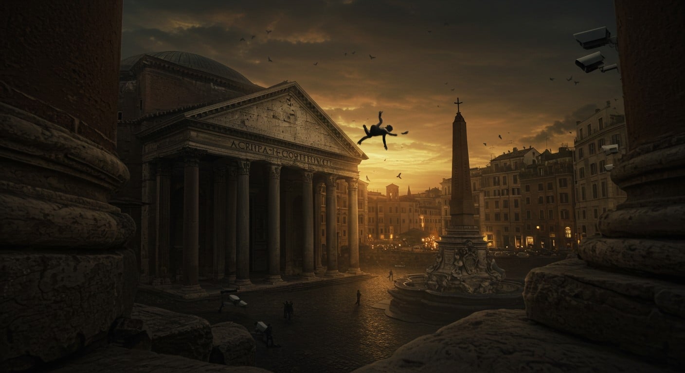 Un touriste décède après une chute dramatique au Panthéon de Rome. Enquête en cours pour éclaircir ce drame. Découvrez les détails de cette tragédie.