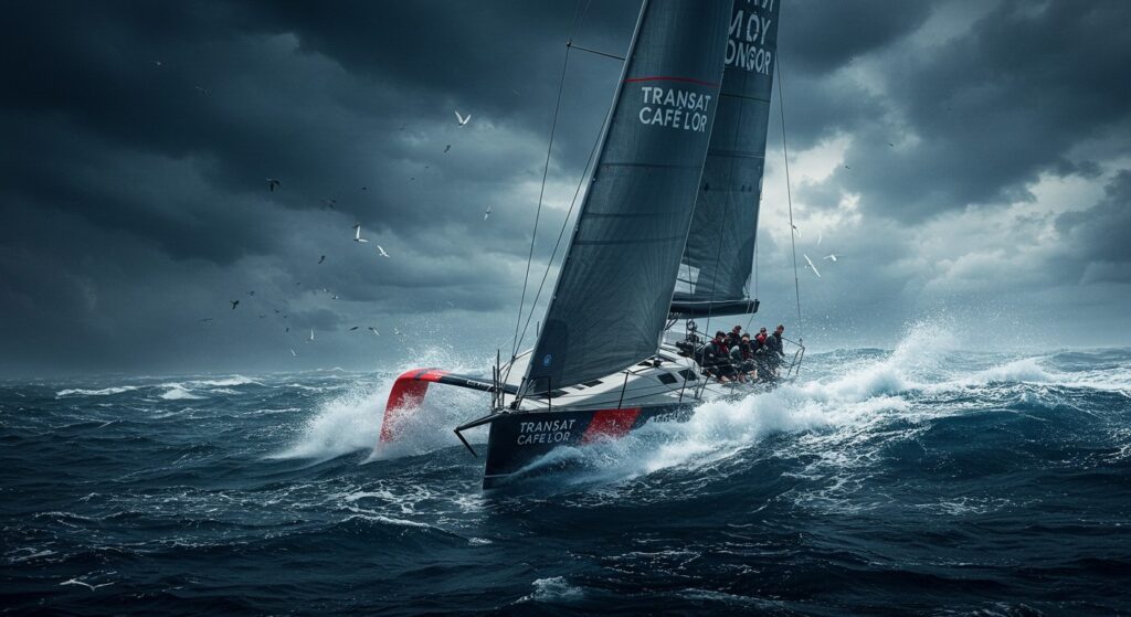 Transat Café l’Or 2025 : Une Course Éprouvante Dès le Départ