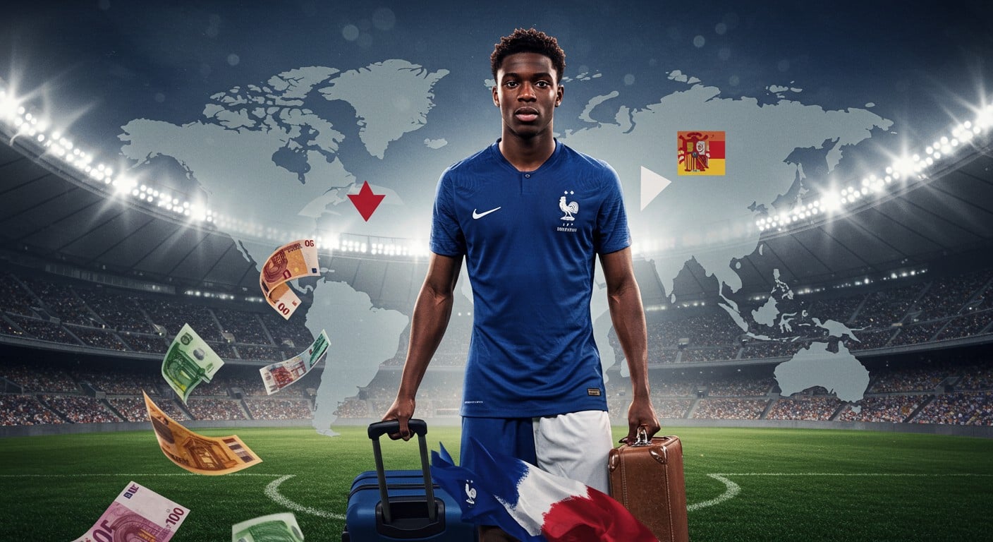 Découvrez comment les joueurs français ont généré près de 4 milliards d'euros en transferts sur dix ans. Un record qui dépasse Brésil et Espagne, avec des pépites vendues jeunes.