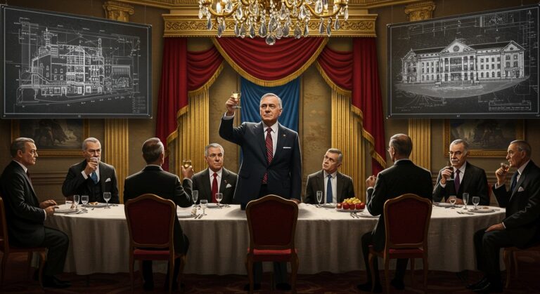 Trump Organise Dîner Luxueux Donateurs Maison Blanche