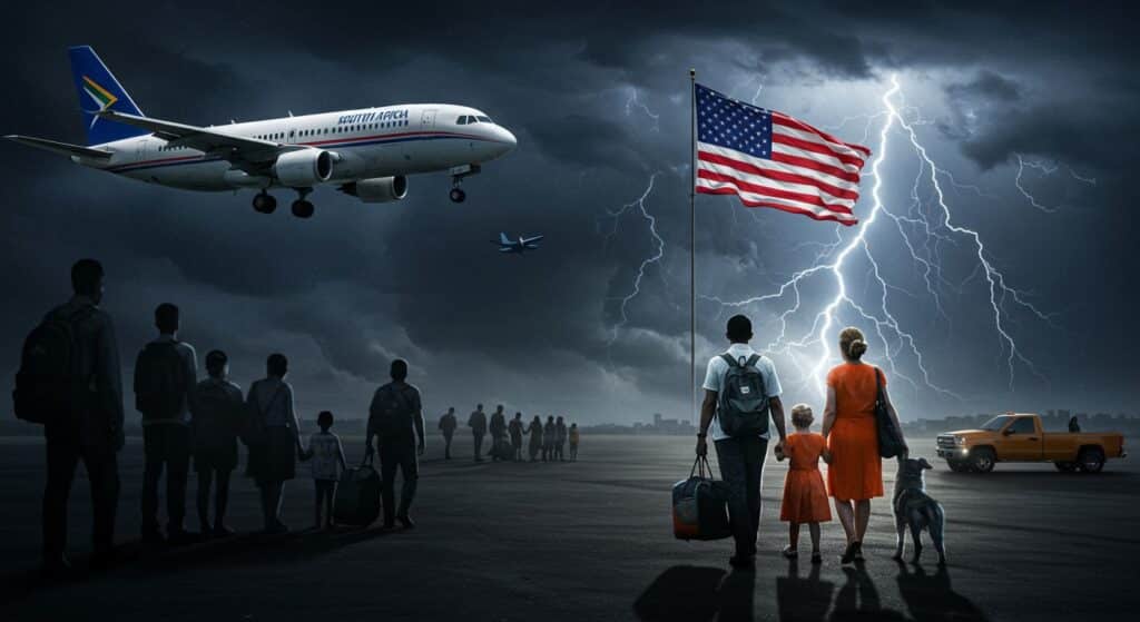 Trump Priorise Réfugiés Blancs Afrique Sud