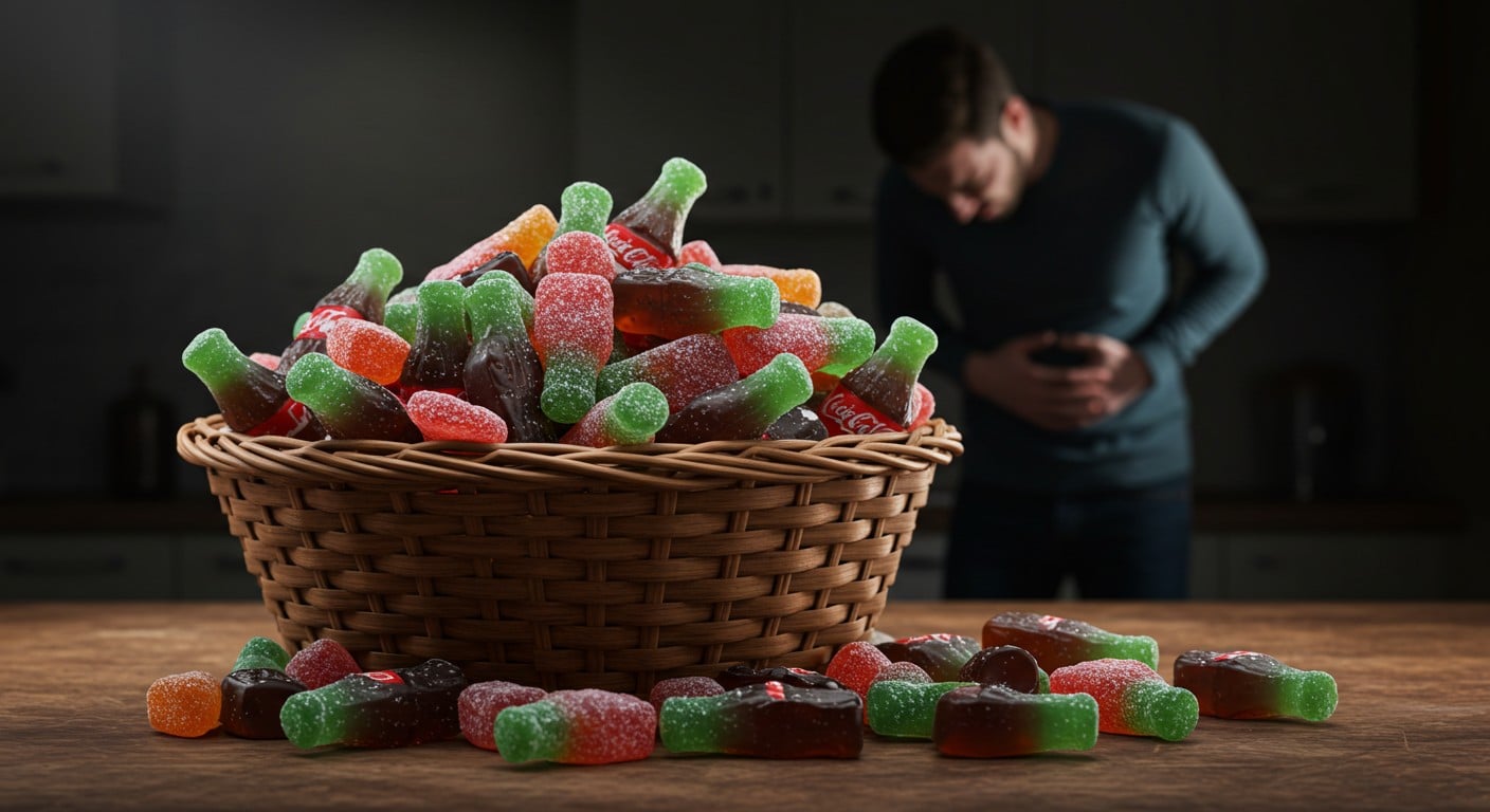 Un Britannique hospitalisé après avoir consommé 3 kilos de bonbons Haribo en trois jours. Découvrez les dangers d’une consommation excessive de sucreries.