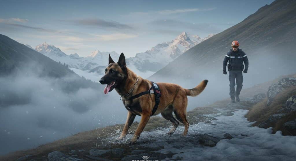 Un Malinois en Mission : Sauvetage en Montagne