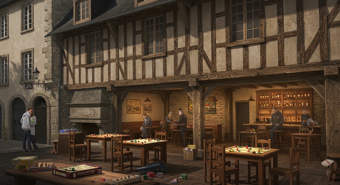 Découvrez comment une maison de 1543 à Quimper se transforme en bar à jeux unique, mêlant histoire et modernité. Ouverture prévue en 2026 !