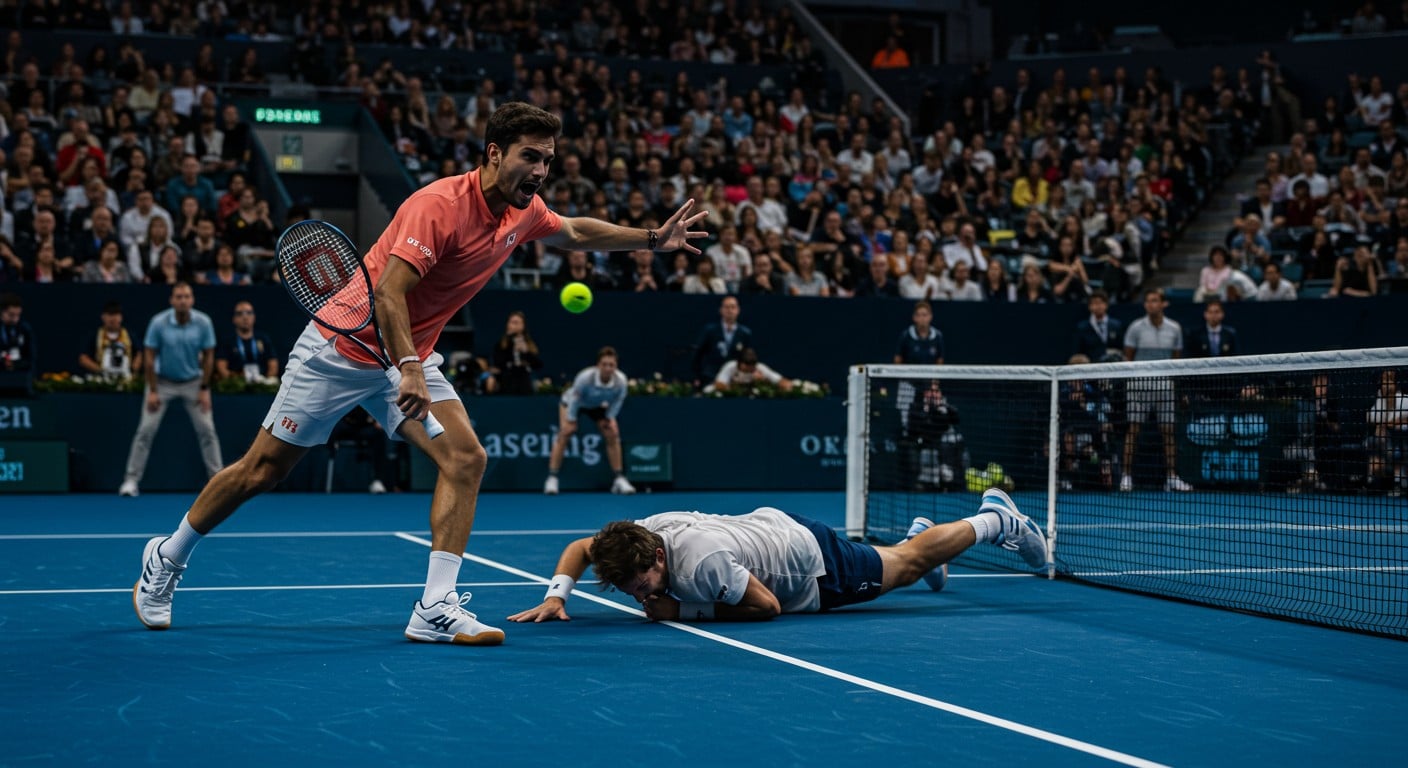 Découvrez comment Valentin Vacherot domine son cousin Arthur Rinderknech au Rolex Paris Masters 2025. Analyse du match en trois sets et perspectives pour les huitièmes.
