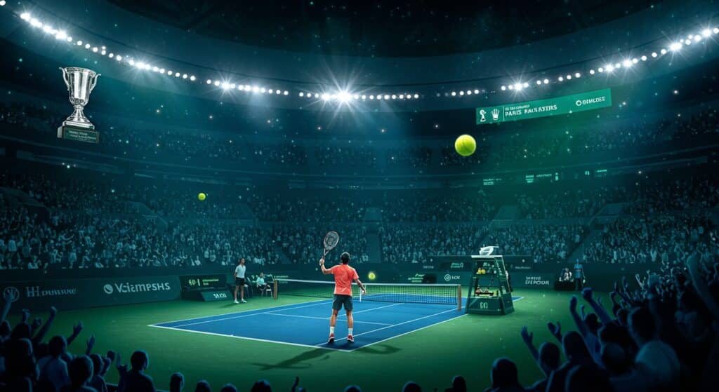 Valentin Vacherot Brille au Rolex Paris Masters 2025