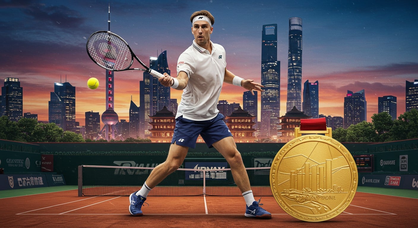 Valentin Vacherot, héros de Shanghai, bouleverse le tennis mondial. Découvrez son parcours, sa victoire historique et l’exploit de Robin Bertrand.