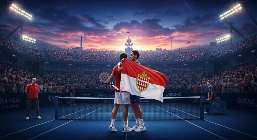 Valentin Vacherot Triomphe À Shanghai Contre Son Cousin