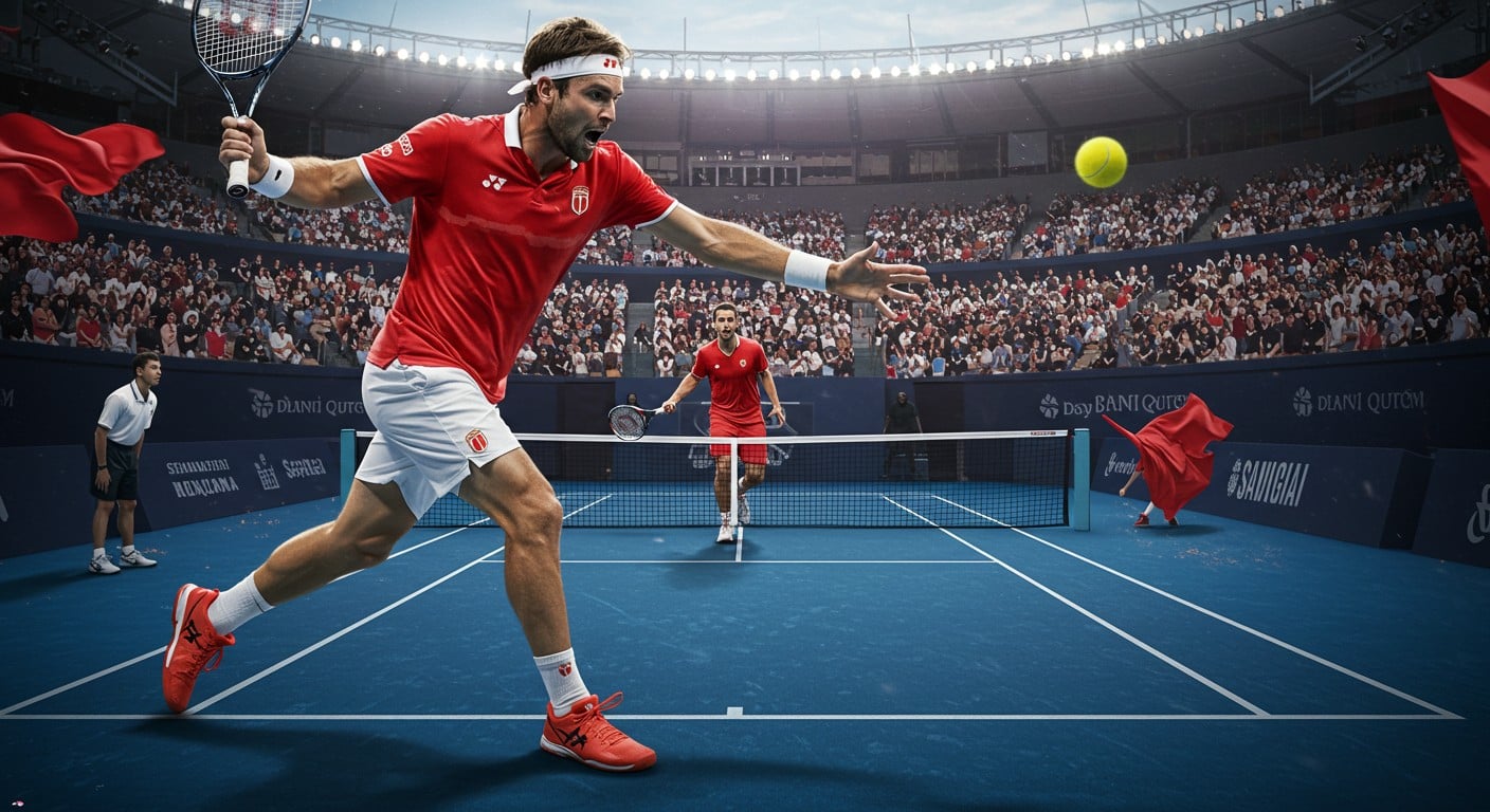 Vacherot remporte le Masters 1000 de Shanghai face à son cousin. Découvrez l’émotion, l’exploit et l’impact pour Monaco dans cet article captivant !