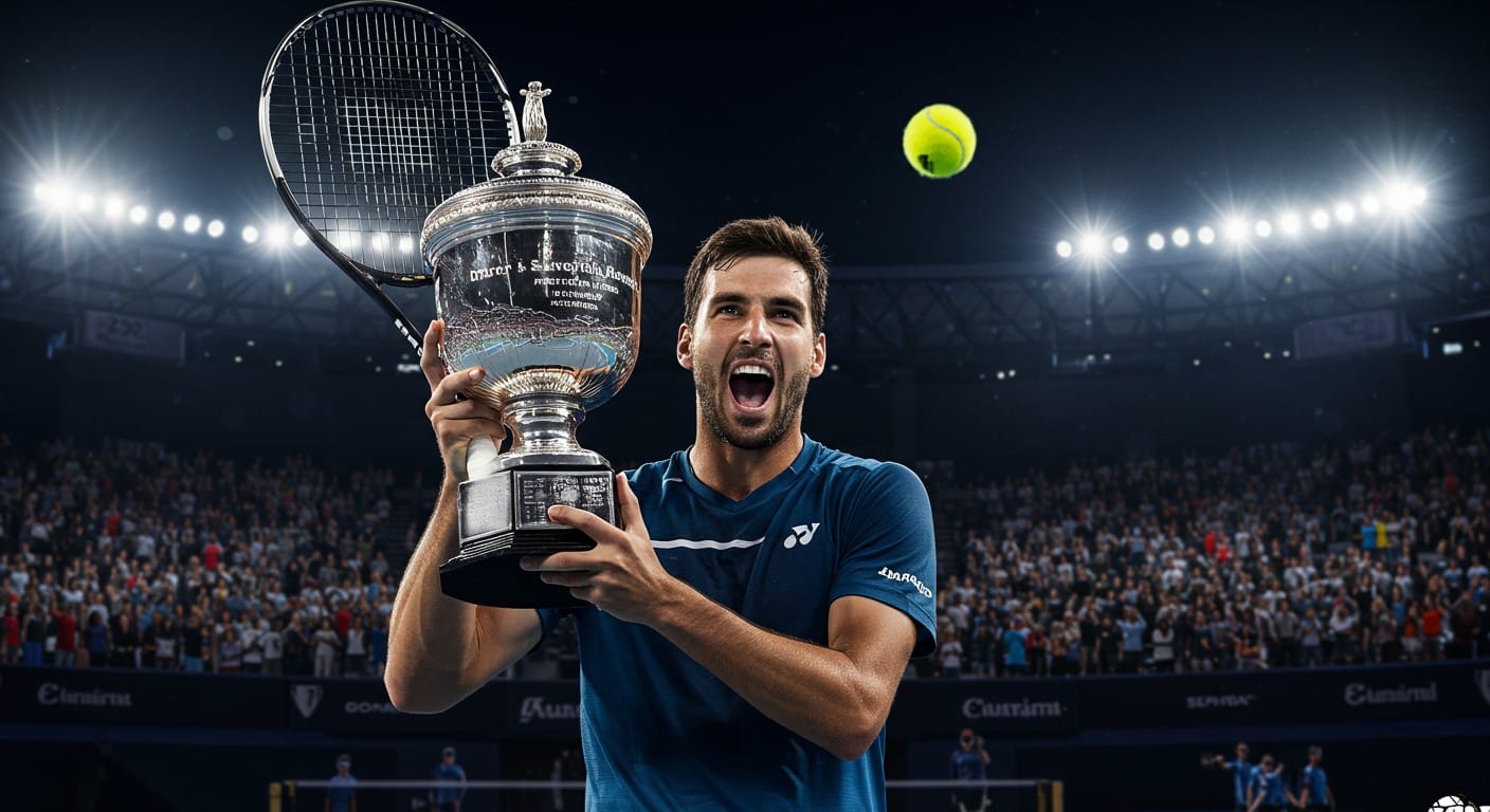 Valentin Vacherot, 204e mondial, remporte le Masters 1000 de Shanghai et double ses gains en carrière. Découvrez son incroyable ascension !