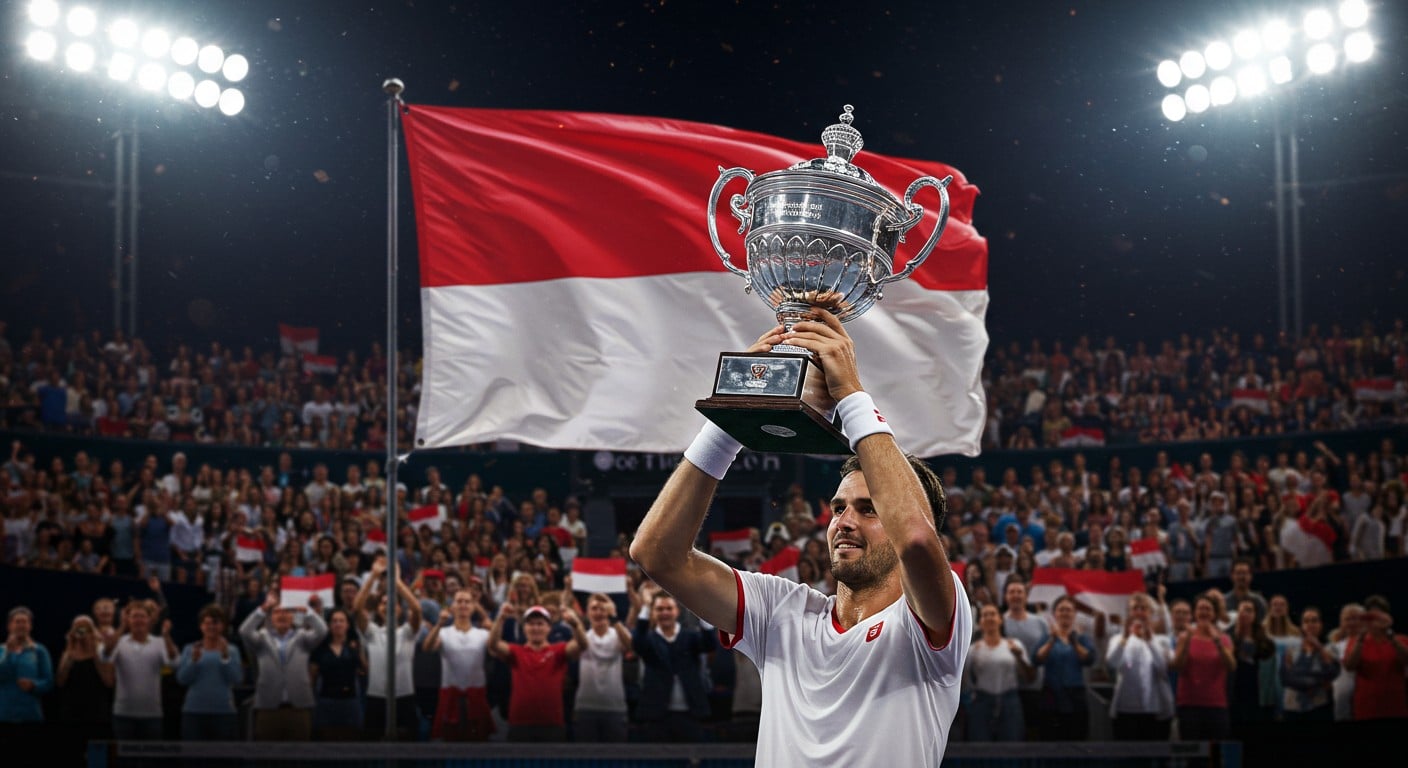 Vacherot remporte le Masters 1000 de Shanghai ! Découvrez son parcours, sa rencontre avec le Prince Albert II et ses ambitions futures.