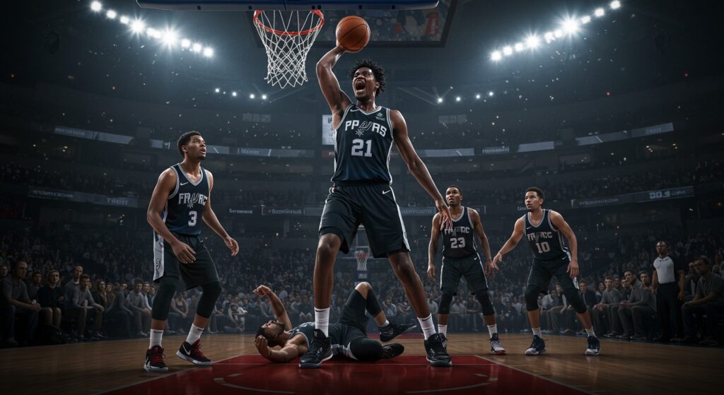 Victor Wembanyama Brille en Pré-saison NBA