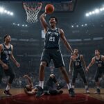 Victor Wembanyama Brille en Pré-saison NBA