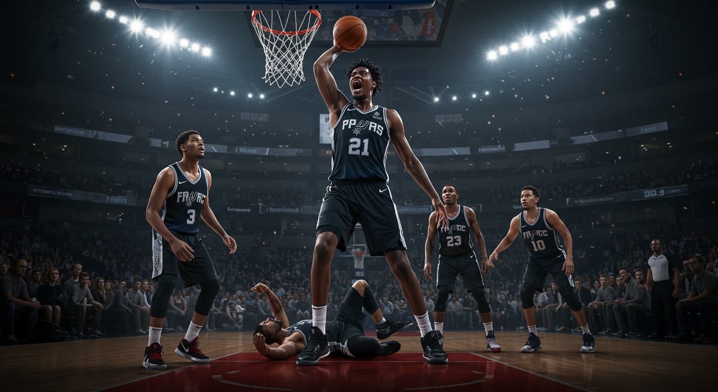 Découvrez la performance explosive de Victor Wembanyama avec les Spurs : 27 points, 11 rebonds et actions spectaculaires. À une semaine du début NBA, le prodige français impressionne !