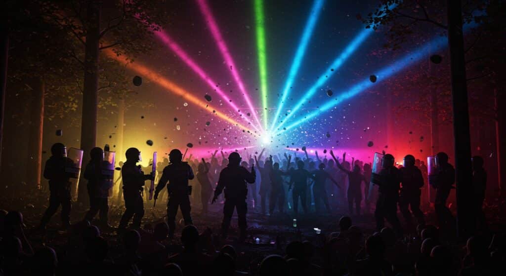 Violences en Rave-Party : Gendarmes Blessés en Saône-et-Loire