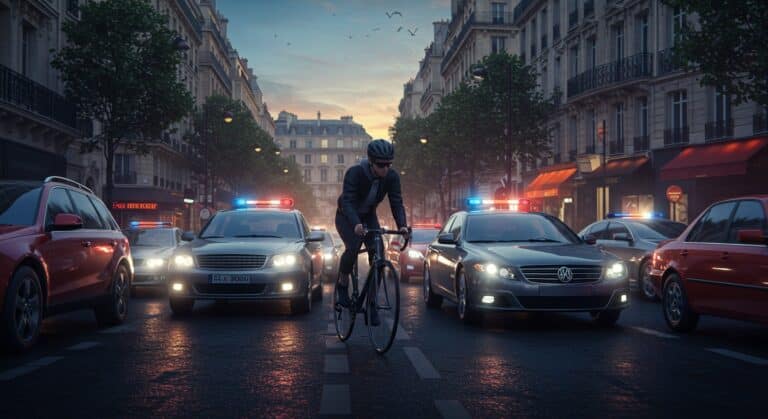 Violences Routières À Paris : 90 % Des Cyclistes Touchés