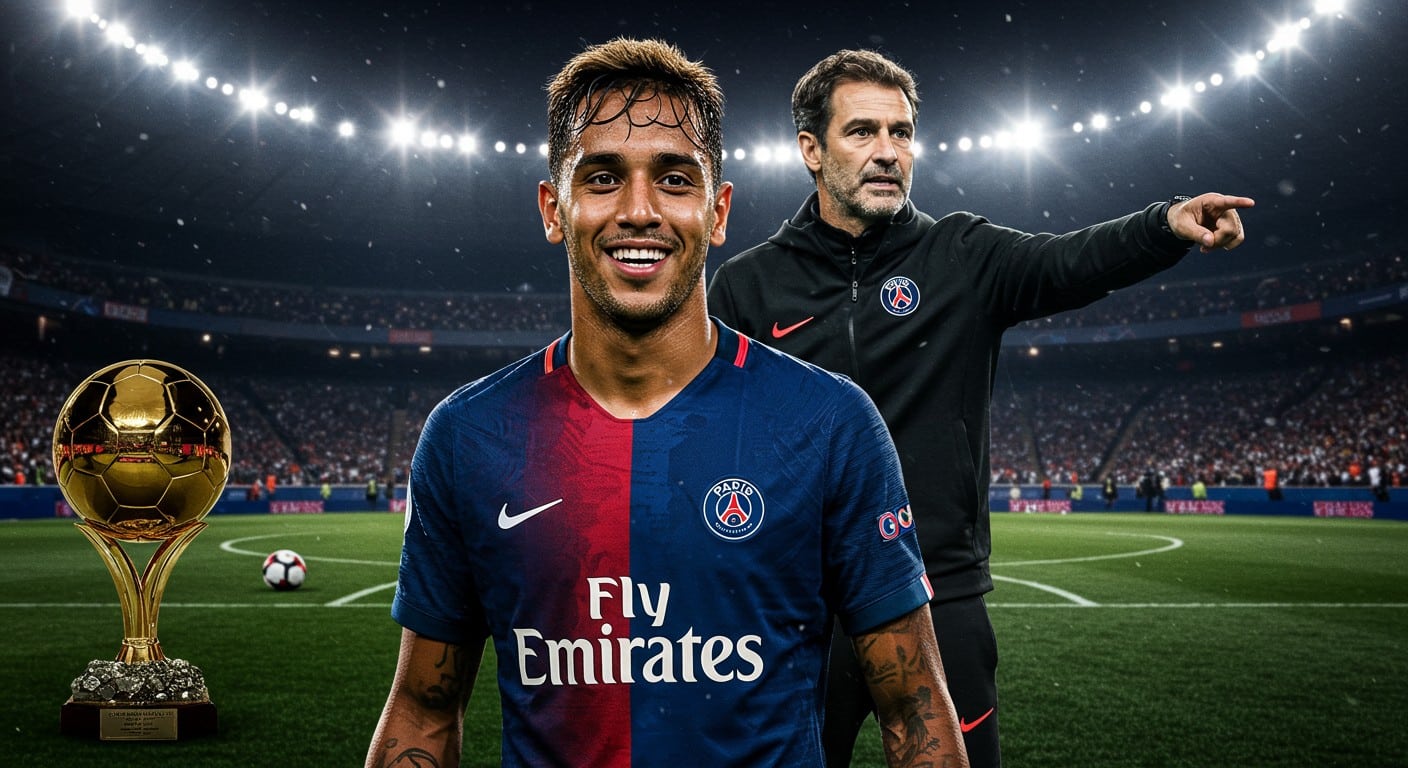 Découvrez comment Luis Enrique a transformé Vitinha au PSG, de manque de confiance à 3e du Ballon d'Or 2025. Une métamorphose fascinante !