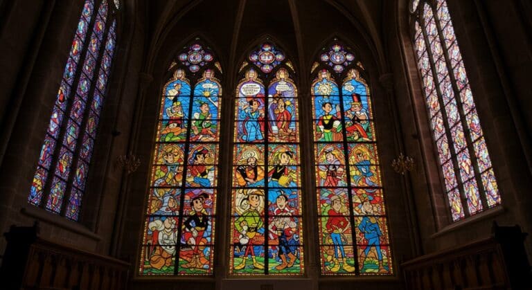 Vitrail et BD : Une Fusion Lumineuse à Troyes