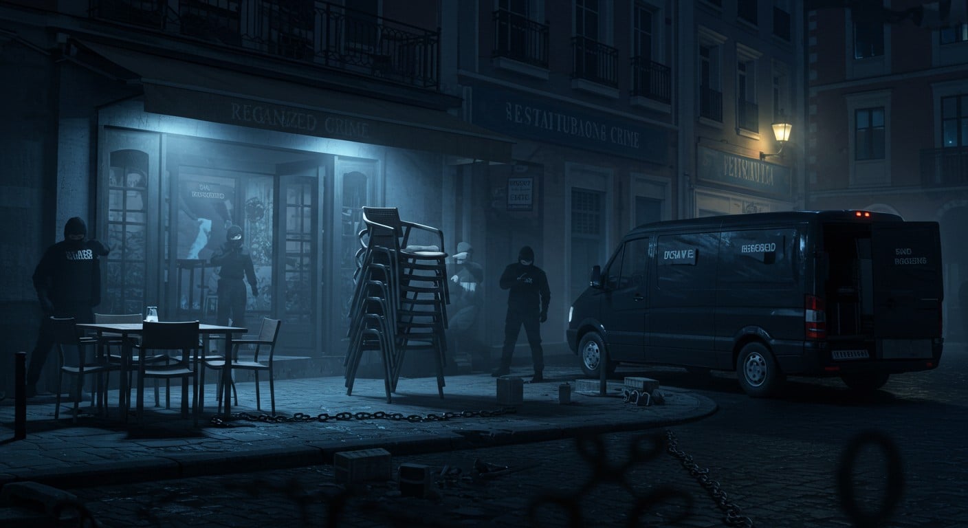 Sept suspects arrêtés pour le vol de 1 100 chaises de terrasses à Madrid. Découvrez comment ce gang opérait et où finissait le butin !