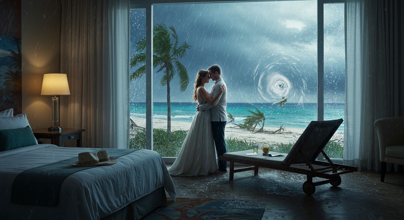 Découvrez comment un couple de jeunes mariés a transformé son voyage de noces en Jamaïque en survie face à l'ouragan Melissa. Vents à 295 km/h, barricades... Une histoire incroyable qui finit bien ?