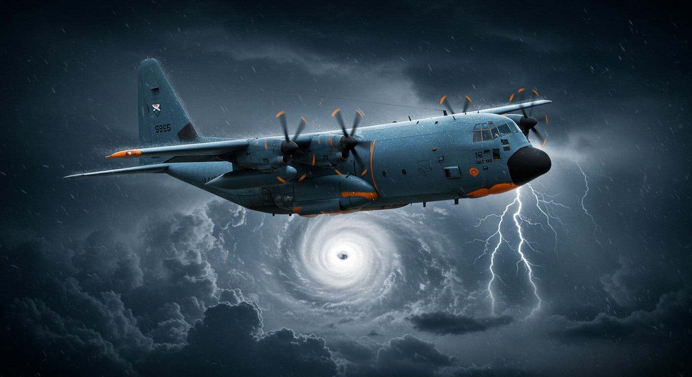 Découvrez les secrets du WC-130J, l'avion robuste qui plonge au cœur des ouragans comme Melissa pour collecter des données vitales. Une prouesse technologique impressionnante.