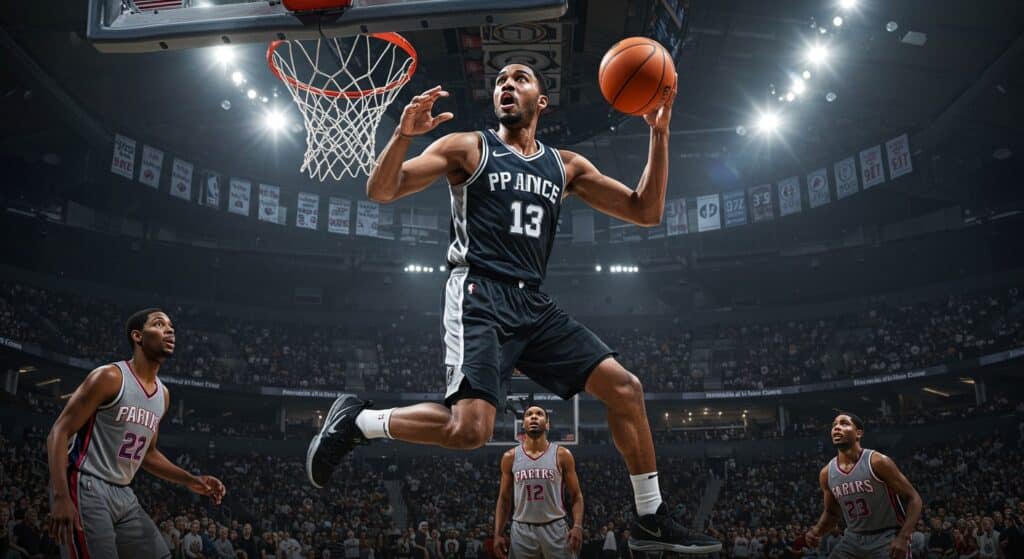 Wembanyama 360 Layup Magique Face à Toronto