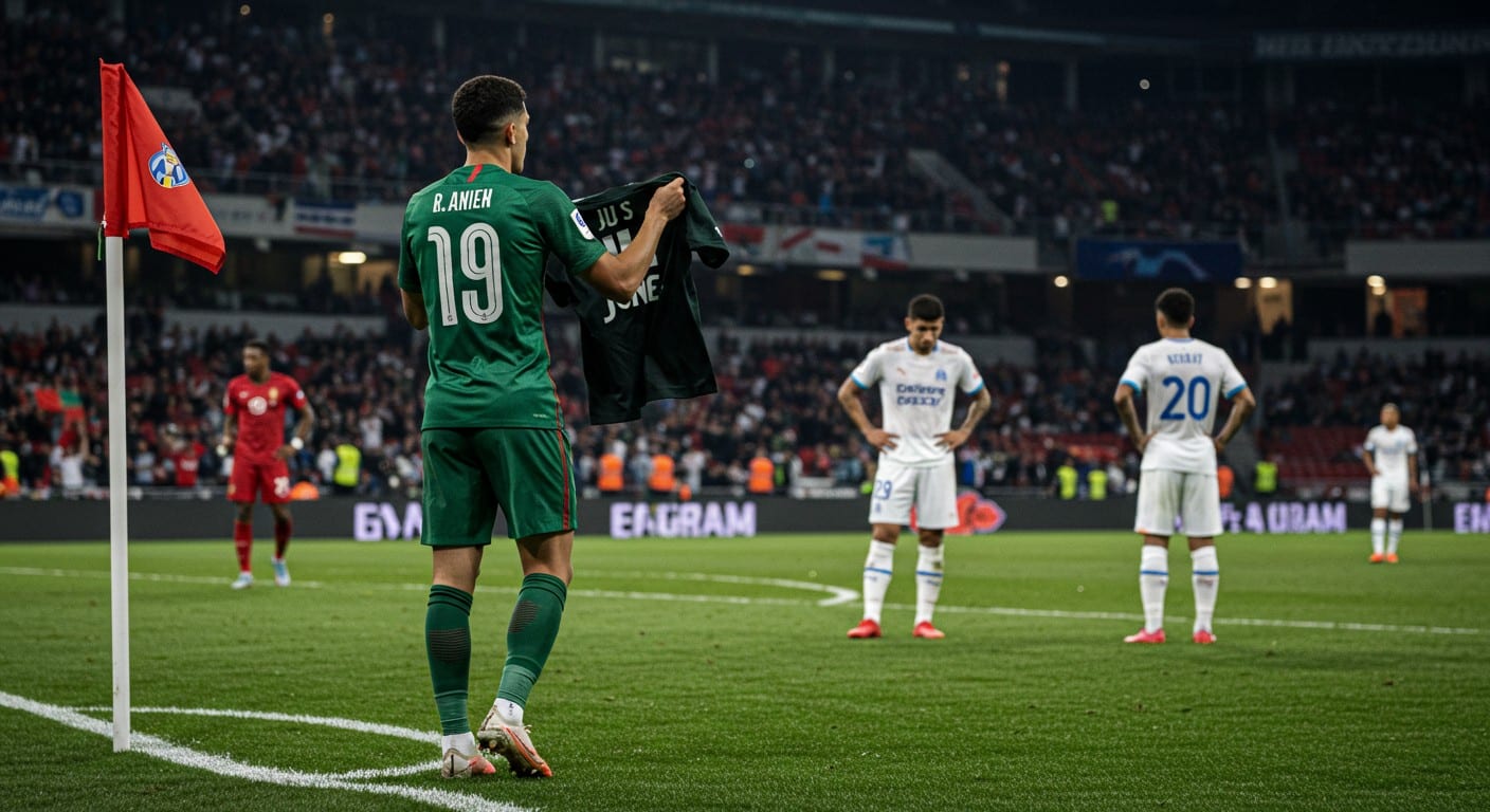 Découvrez comment un joueur du Sporting a chambré l'OM avec un t-shirt de Jul après une défaite en Youth League. Analyse du match, du geste et des enjeux pour les jeunes Marseillais.