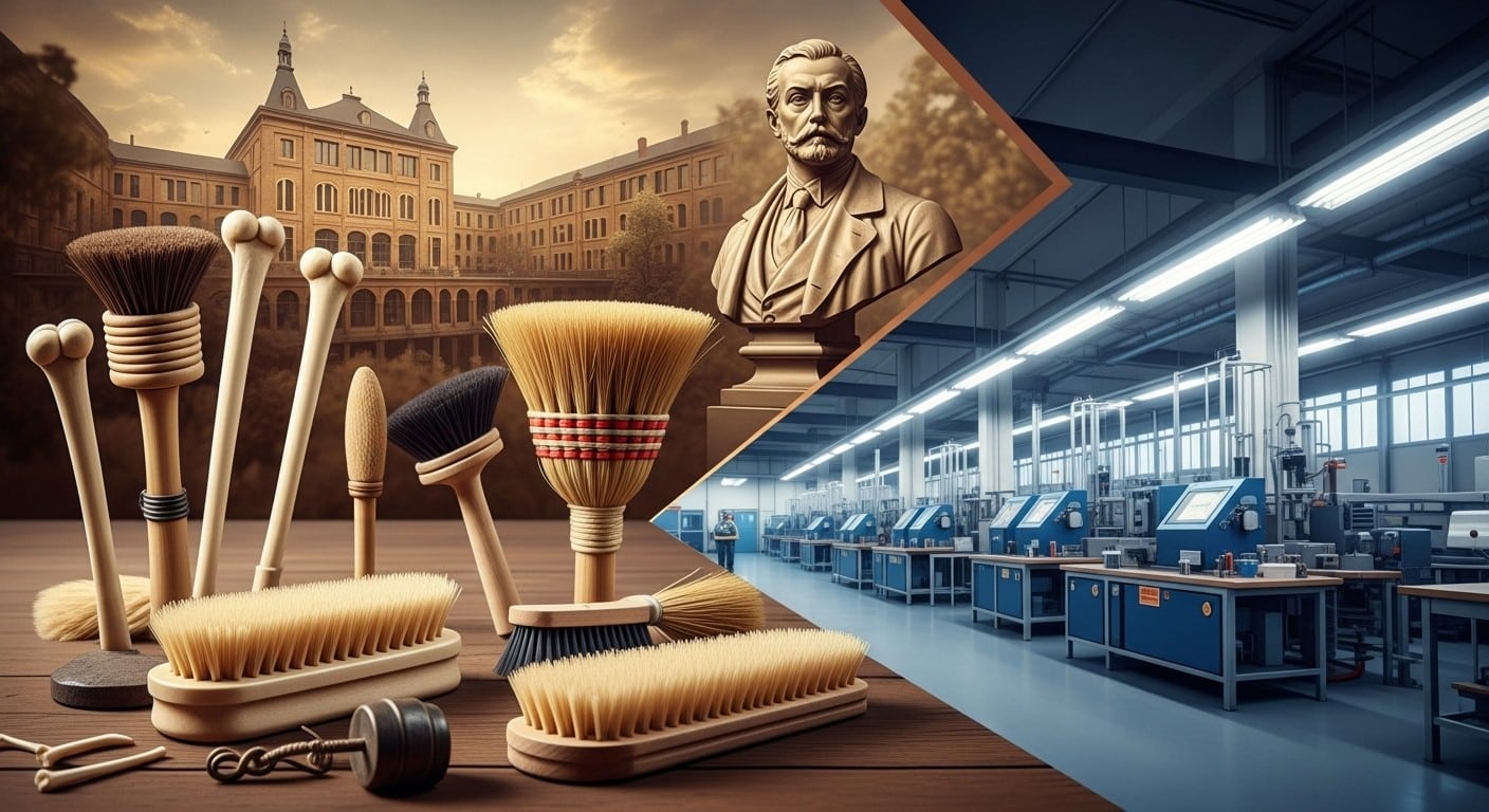 Découvrez l'histoire fascinante de La Brosse et Dupont, 180 ans d'innovation en brosserie dans l'Oise. De l'artisanat à leader mondial, entrée en Bourse et retour aux sources.