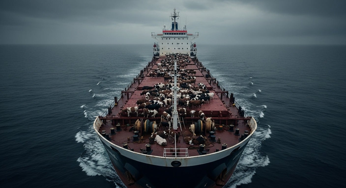 Près de 3000 vaches bloquées deux mois en mer sur un cargo, dizaines de mortes, soupçons de cadavres jetés à l’eau… Une ONG exige une enquête internationale. Le drame qui choque.