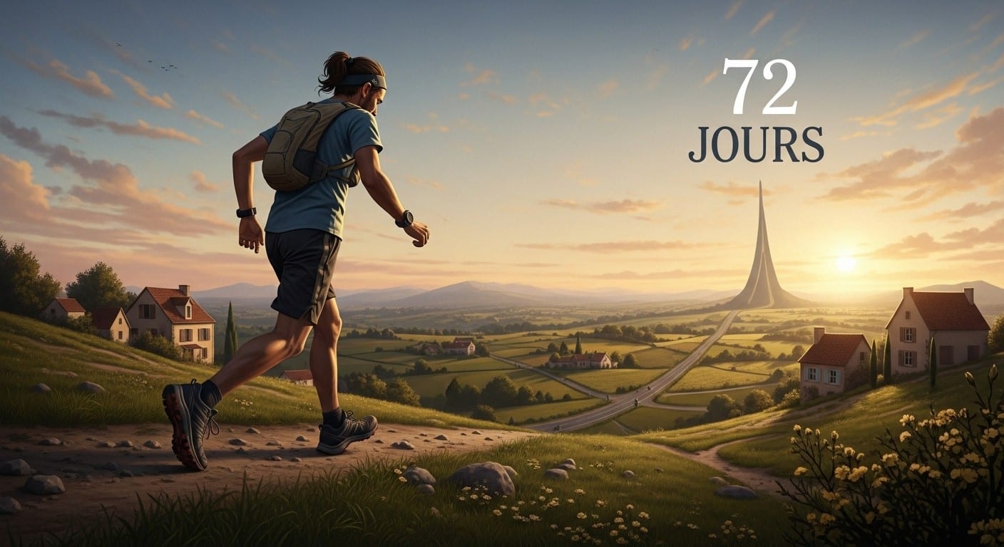 Découvrez l'incroyable défi d'Alban Pellegrin : 72 marathons en 72 jours sans repos. Un hommage émouvant à sa mère et une aventure humaine hors norme qui inspire.