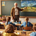 À 79 Ans, Paul Enseigne le Dessin aux Écoliers du Calvados