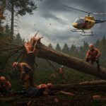 Accident Arbre Saint-Cyr-sur-Morin : Deux Blessés Graves