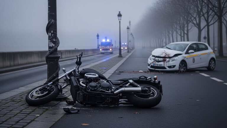 Accident Mortel à Paris : Un Motard Perd la Vie dans le 16e