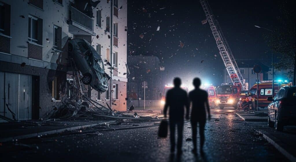 Accident Mortel Nancy : Voiture Dans Immeuble