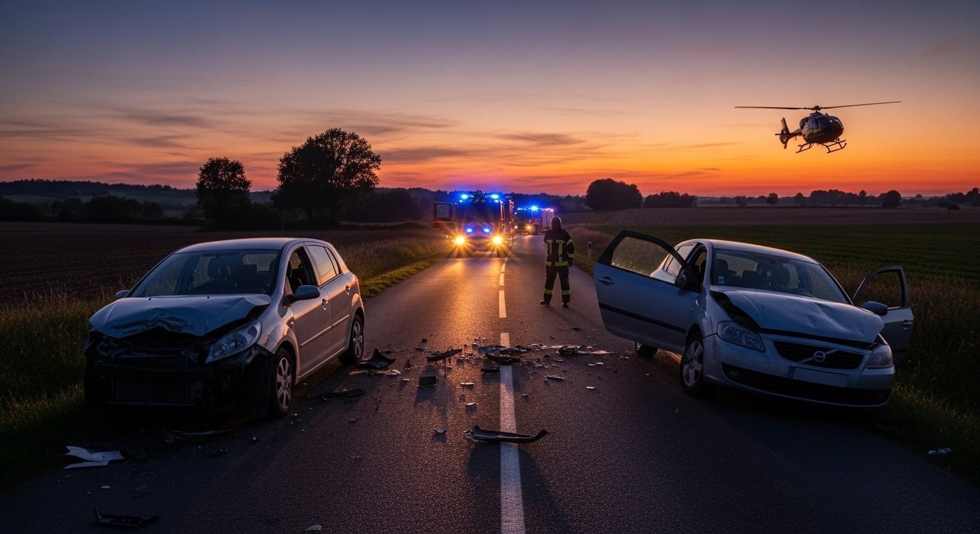Découvrez les détails choc d'un accident frontal en Saône-et-Loire tuant 5 seniors. Enquête en cours, hélicoptère mobilisé... Que s'est-il passé ?