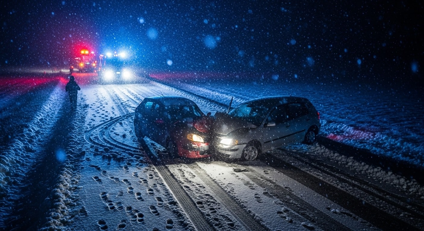 Dramatique collision frontale sur une route verglacée de l’Oise : deux enfants et quatre adultes blessés. La neige a-t-elle surpris tout le monde ? Récit et conseils sécurité hiver.