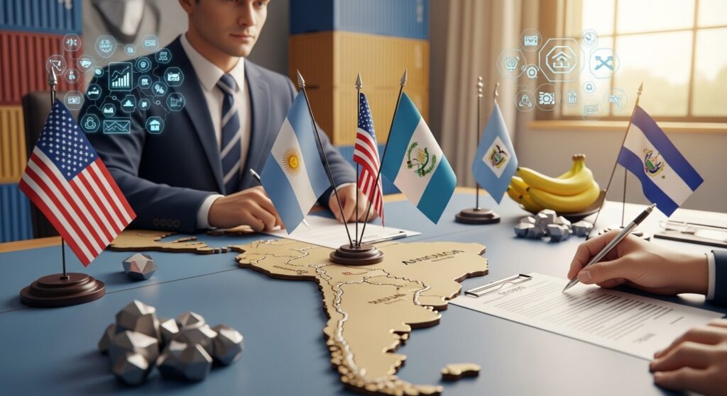 Accords Commerciaux USA avec 4 Pays d&rsquo;Amérique Latine