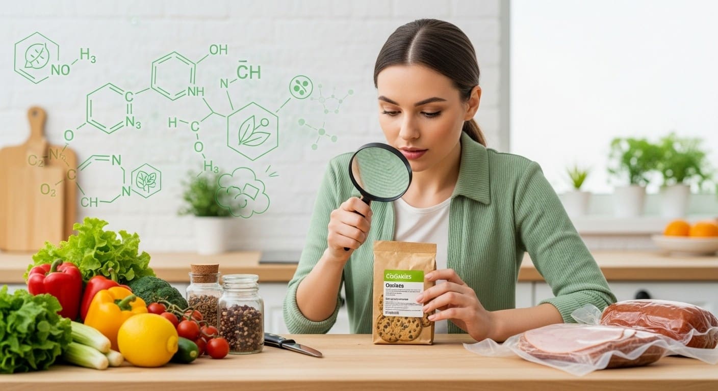 Décryptez les étiquettes alimentaires pour éviter additifs dangereux, pesticides et polluants éternels. Guide complet pour manger sainement sans se prendre la tête, même à l’approche des fêtes.