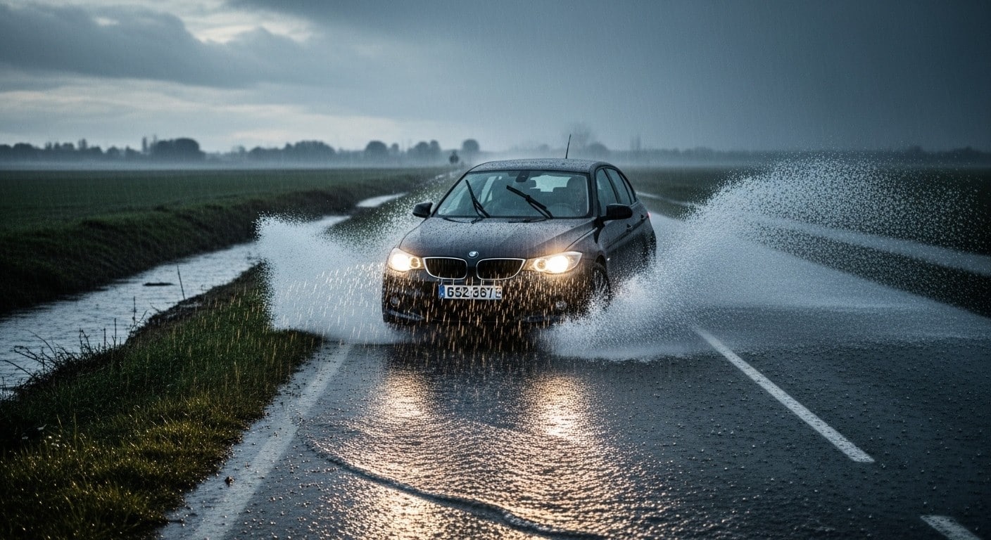 Découvrez le récit glaçant de l'accident de route d'Adeline Blondieau près de Saintes-Maries-de-la-Mer. Aquaplaning, choc évité de justesse : elle s'en sort avec des blessures légères.