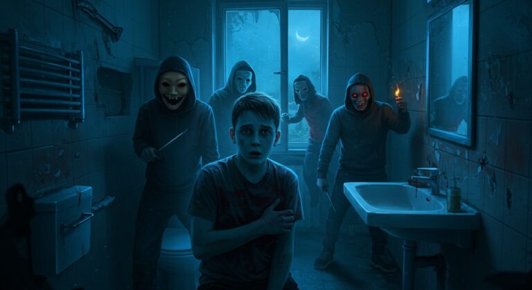 Adolescent Torturé à Halloween en Italie