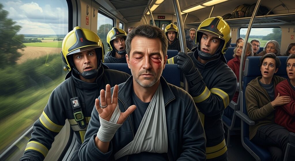 Agression Anthony Joubert Train Oise